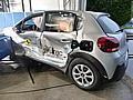 Citroen C3 im Euro-NCAP-Crashtest.  Foto: Auto-Medienportal.Net/Euro NCAP